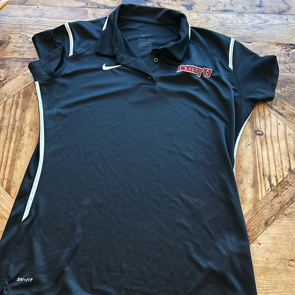 Barry University ladies large Nike drifit polo